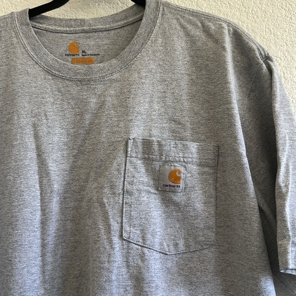 Set of 3 Carhartt Heather Gray Short Sleeve Tees - Picture 4 of 16